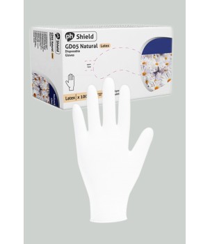 100 gants chirurgicaux en latex blanc