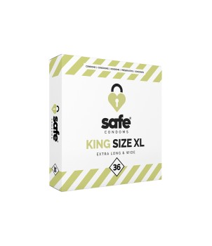 36 préservatifs Safe King Size XL